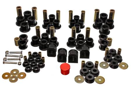 Energy Suspension - Energy Suspension 99-04 Ford F-250 4WD Superduty Black Hyper-flex Master Bushing Set