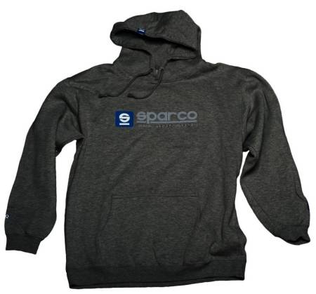 Sparco - Sparco Swtshrt Hooded charcoal Grey Lrg