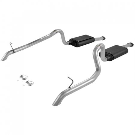 Flowmaster - Flowmaster 87-93 Mustang Gt Force II Cat-Back Exhaust System - Dual Rear Exit