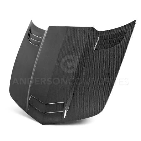 Anderson Composites - Anderson Composites 10-13 Chevy Camaro TT-Style Carbon Fiber Hood