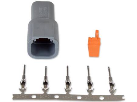 AEM Electronics - AEM DTM Style 4-Way Receptacle Connector Kit with 5 Male Pins