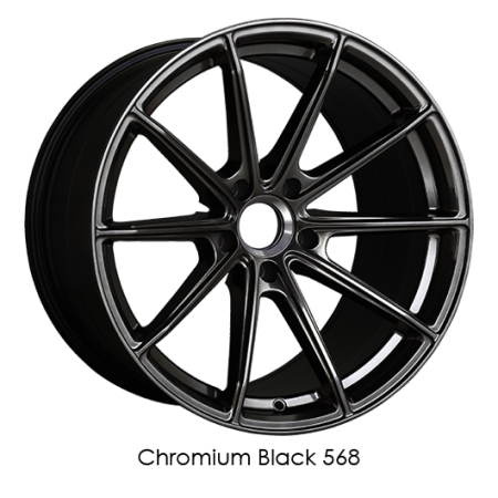XXR Wheels - XXR Wheels Rim 568 18x9.5 5x114.3 ET38 73.1CB Chromium Black