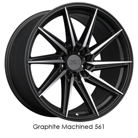 XXR Wheels - XXR Wheel Rim 561 18x10 5x100/5x114.3 ET35 73.1CB Machined / Graphite