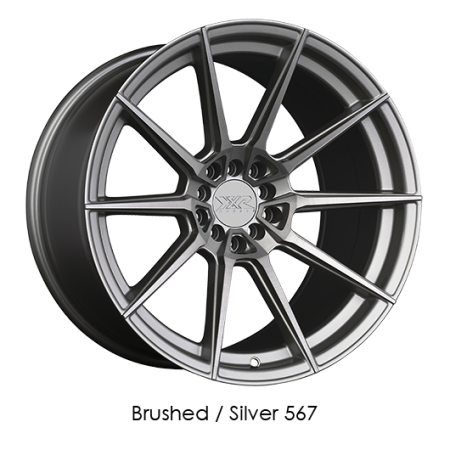 XXR Wheels - XXR Wheels Rim 567 18x10.5 5x100/5x114.3 ET20 73.1CB Brushed Silver