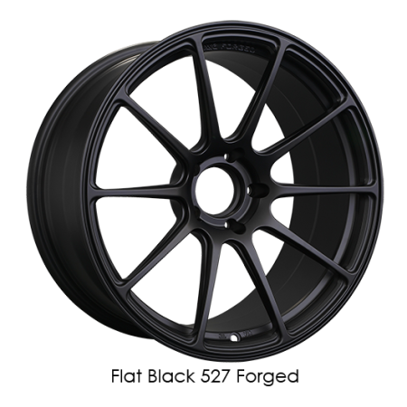 XXR Wheels - XXR Wheel Rim 527F 18x10 5x100 ET40 73.1CB Flat Black Forged