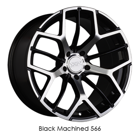 XXR Wheels - XXR Wheels Rim 566 18x10 5x114.3 ET20 73.1CB Black / Machined