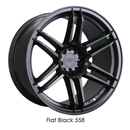 XXR Wheels - XXR Wheel Rim 558 18X8.75 5x100/5x114.3 ET19 73.1CB Flat Black