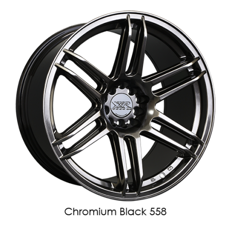 XXR Wheels - XXR Wheel Rim 558 18X9.75 5x100/5x114.3 ET36 73.1CB Chromium Black