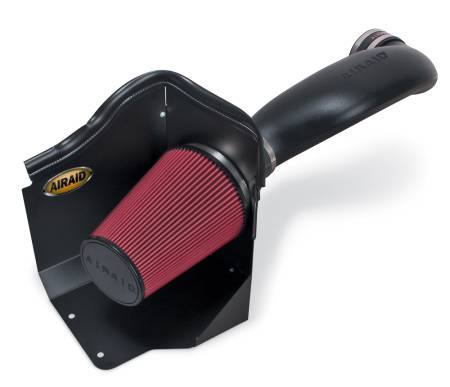 Airaid - Airaid 2006 Chevy 4.8/5.3/6.0 (w/ Elec Fan/High Hood) CAD Intake System w/ Tube (Oiled / Red Media)