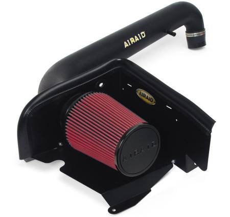 Airaid - Airaid 97-06 Jeep Wrangler TJ 4.0L CAD Intake System w/ Tube (Oiled / Red Media)