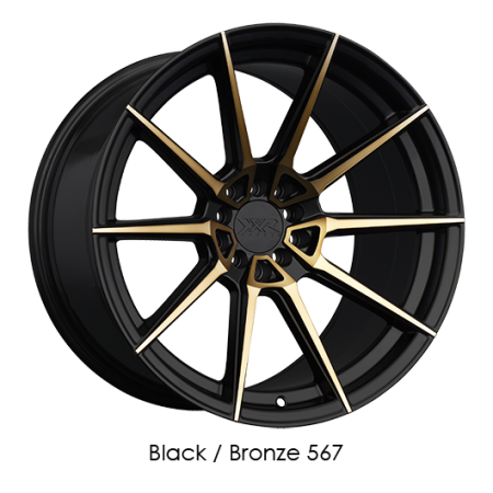 XXR Wheels - XXR Wheels Rim 567 18x8.5 5x100/5x114.3 ET35 73.1CB Bronze & Black