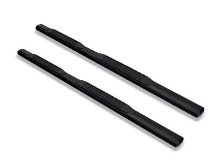 Armordillo - Armordillo 1999-2018 Gmc Sierra - Crew Cab - Body Mount 4in. Oval Matte Black Side Step bars