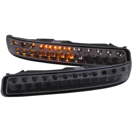 ANZO Headlights, Tail Lights and More  - ANZO 1999-2006 Gmc Sierra 1500 LED Parking Lights Smoke