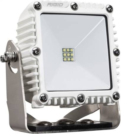 Rigid Industries - RIGID 4X4 115 Degree DC LED Scene Light, Surface Mount, White Housing, Single