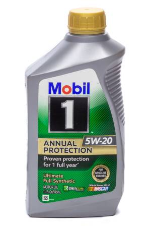 Mobil 1 - Mobil 1 Motor Oil - Annual Protection - 5W20 - Synthetic - 1 qt - Each