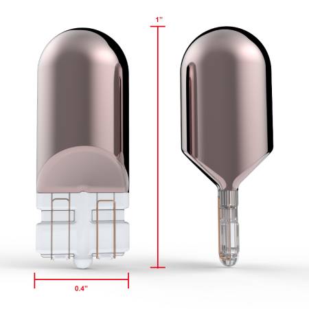 Spec'D Tuning Products - Spec-D T10 Chrome Amber Light Bulbs