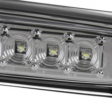 Spec'D Tuning Products - Spec-D 2007-2012 Chevrolet Silverado/ GMC Sierra LED 3rd Brake Light (Chrome Housing/Clear Lens)