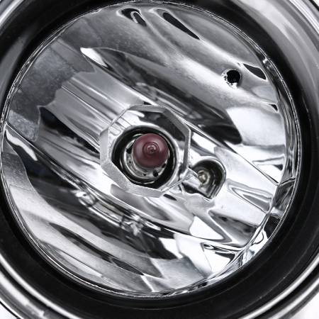 Spec'D Tuning Products - Spec-D 2000-2007 Ford Focus/Mustang/Escape Lincoln LS 12V/42W H10 Fog Lights (Chrome Housing/Clear Lens)