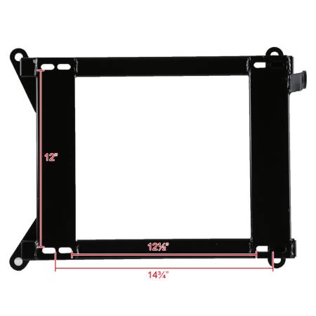 Spec'D Tuning Products - Spec-D 1999-2005 BMW E46 3 Series Coupe Tensile Steel Racing Seat Mounting Brackets - 2PCS