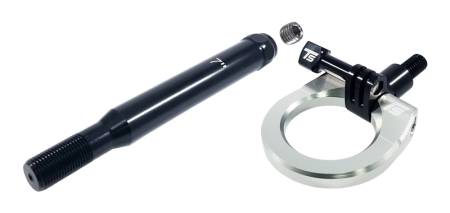 Torque Solution - Torque Solution Billet Rear Tow Hook W/ Go Pro Mount (Silver) Subaru WRX / STI 2015+