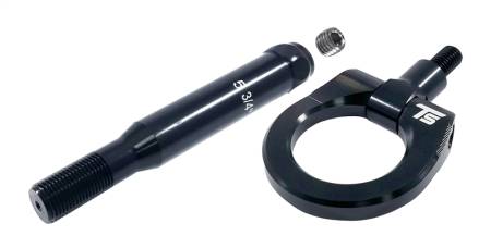 Torque Solution - Torque Solution Billet Rear Tow Hook (Black) 2008-2014 Subaru WRX / STI