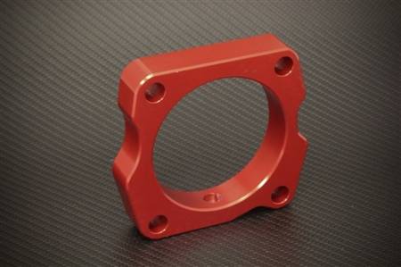 Torque Solution - Torque Solution Throttle Body Spacer (Red) - 12-15 Honda Civic Si