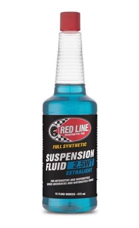 Red Line Synthetic Oil - Red Line Oil Suspension Fluid Synthetic Extralight 2.5WT 16oz