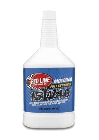 Red Line Synthetic Oil - Red Line Oil 15W40 Synthetic Motor Oil 1 Quart