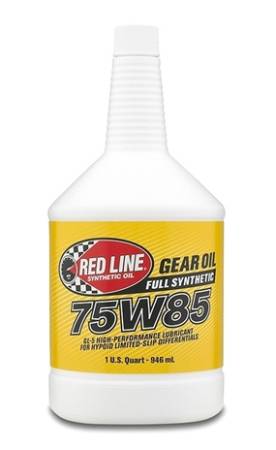 Red Line Synthetic Oil - Red Line Oil 75W85 GL-5 Differential Gear Oil 1 Quart