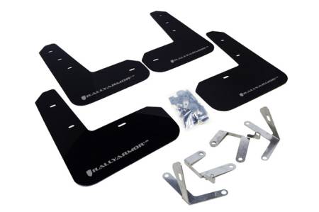 Rally Armor - Rally Armor 13+ Subaru BRZ / 13+ Scion FR-S UR Black Mud Flap w/ Silver Logo