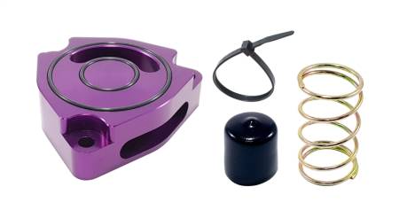 Torque Solution - Torque Solution Blow Off BOV Sound Plate (Purple) 14+ Kia Forte Koup Turbo