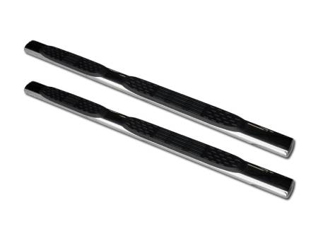 I3 Enterprise - I3 02-08 Dodge Ram 1500/2500/3500 Quad Cab 5" Stainless Steel Oval 201 Side Step Bar (Chrome)
