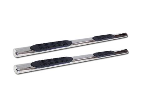 I3 Enterprise - I3 02-08 Dodge Ram 1500/2500/3500 Quad Cab 4" Stainless Steel Oval 201 Side Step Bar (Chrome)