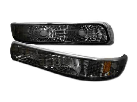 I3 Enterprise - I3 99-03 Chevy Silverado / 00-06 Suburban/Tahoe Bumper Parking Lights W/Amber (Smoke)