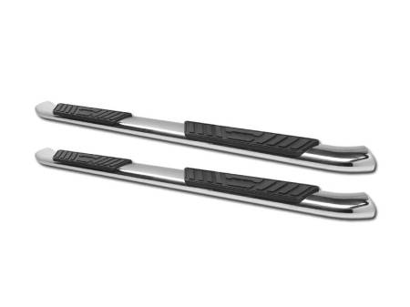 I3 Enterprise - I3 2007-2018 Toyota Tundra Double Cab 5" Bent End Side Step Bars (Polish)