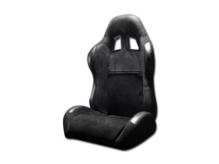 I3 Enterprise - I3 Sparco Style Racing Seat Black & Black Right Side (Suede)
