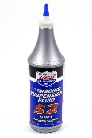 Lucas Oil - Lucas Shock Oil - S2 Racing Suspension Fluid - 5WT - Synthetic - 1 qt - Each