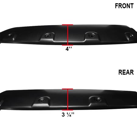 Spec'D Tuning Products - Spec-D 2007-2013 GMC Sierra 1500 Matte Black Polypropylene Fender Flares