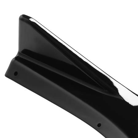 Spec'D Tuning Products - Spec-D 2019-2020 Mazda 3 Glossy Black Polypropylene 3PC Front Bumper Lip Set