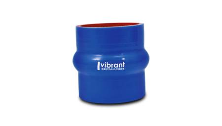 Vibrant Performance - Vibrant Performance 4 Ply Reinforced Silicone Hump Hose Connector - 4in I.D. x 3in long (BLUE)