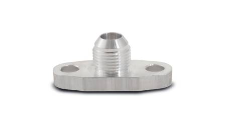 Vibrant Performance - Vibrant Performance Billet AL Oil Drain Flange w/ integrated -10 AN fitting T3 T3/T4 T04 GT40-GT55 BB Turbos