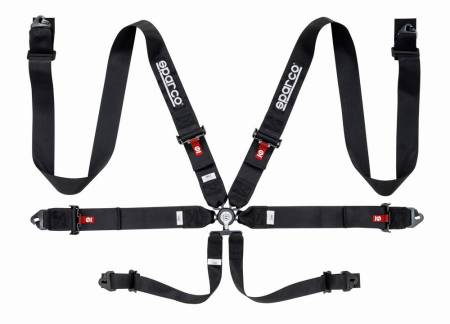 Sparco - Sparco Belt 6pt 3in Steel Black