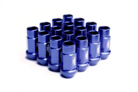 BLOX Racing - BLOX Racing Street Series Forged Lug Nuts - Blue 12 x 1.5mm - Set of 16