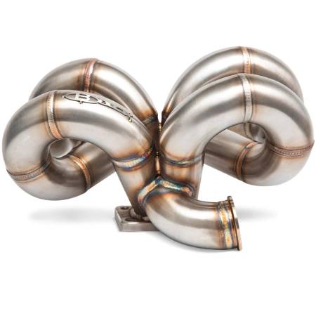 BLOX Racing - BLOX Racing Honda B-Series T304 Ram Horn Turbo Exhaust Manifold T3 Inlet 38mm/40mm Wastegate
