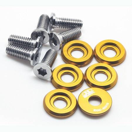 BLOX Racing - BLOX Racing Large Diameter Fender Washers - Gold
