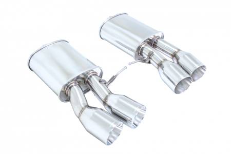 Megan Racing - Megan Racing Supremo Exhaust System: BMW F13 M6 Coup� 2013+ Stainless Roll Tips