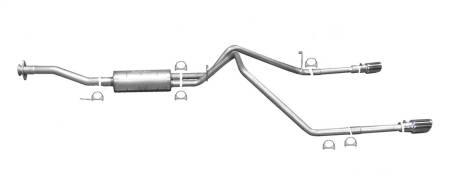 Gibson Performance Exhaust - Gibson 15-22 Chevrolet Colorado LT 2.5L 2.25in Cat-Back Dual Split Exhaust - Stainless
