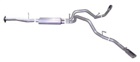 Gibson Performance Exhaust - Gibson 07-09 Chevrolet Silverado 1500 LT 4.8L 2.25in Cat-Back Dual Extreme Exhaust - Stainless