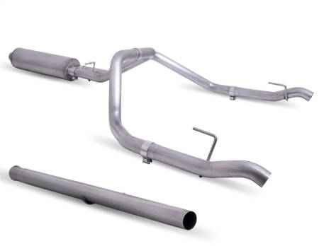 Gibson Performance Exhaust - Gibson 19-22 GMC Sierra 1500 Denali 5.3L 3in/2.5in Cat-Back Dual Split Exhaust - Stainless