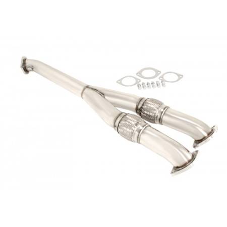 Manzo Headers, Exhausts, and More - Manzo Nissan Skyline GTR R35 2009 3.8L V6 VR38DETT Stainless Steel Y Pipe